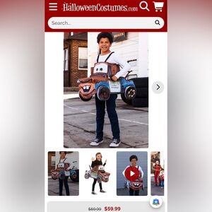 Kids' Cars Character Costume